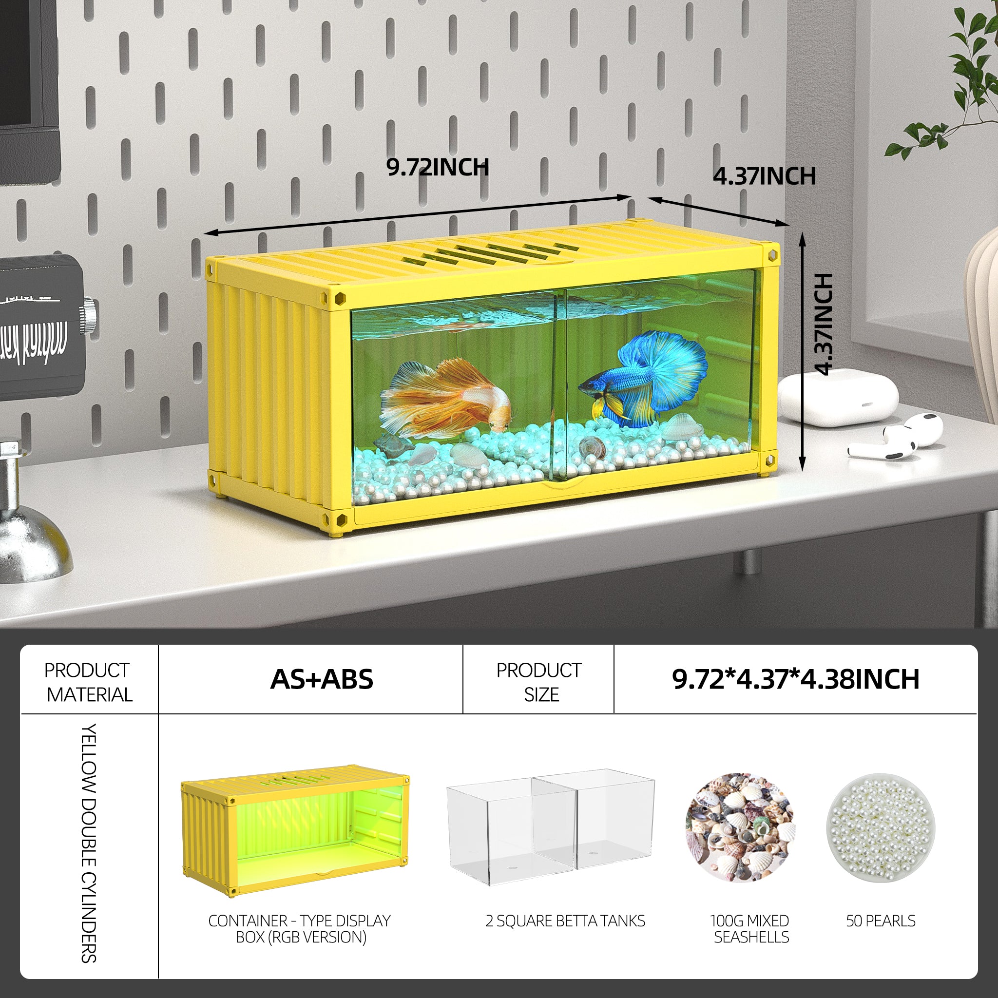 Vivid Pop Betta Tank