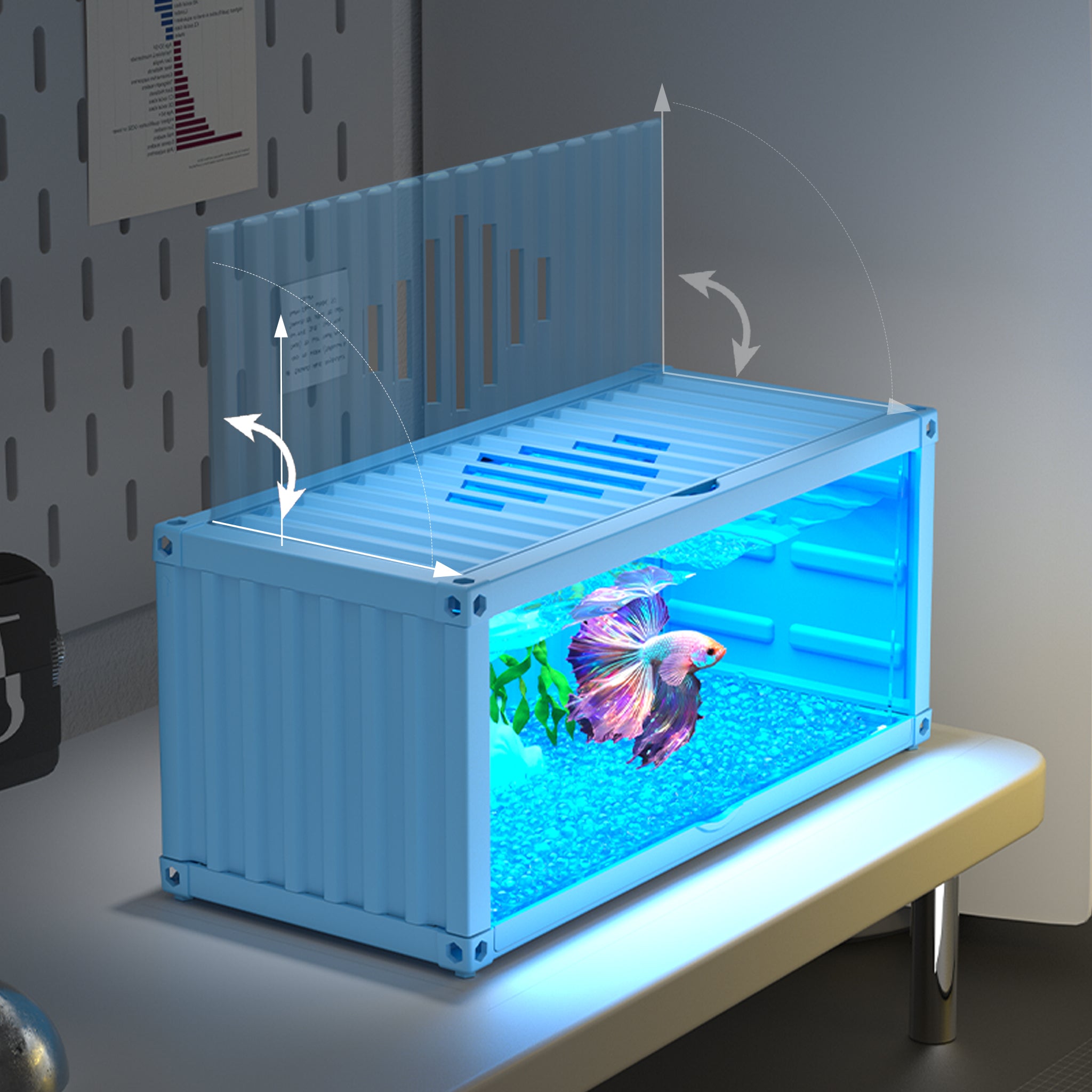 Vivid Pop Betta Tank