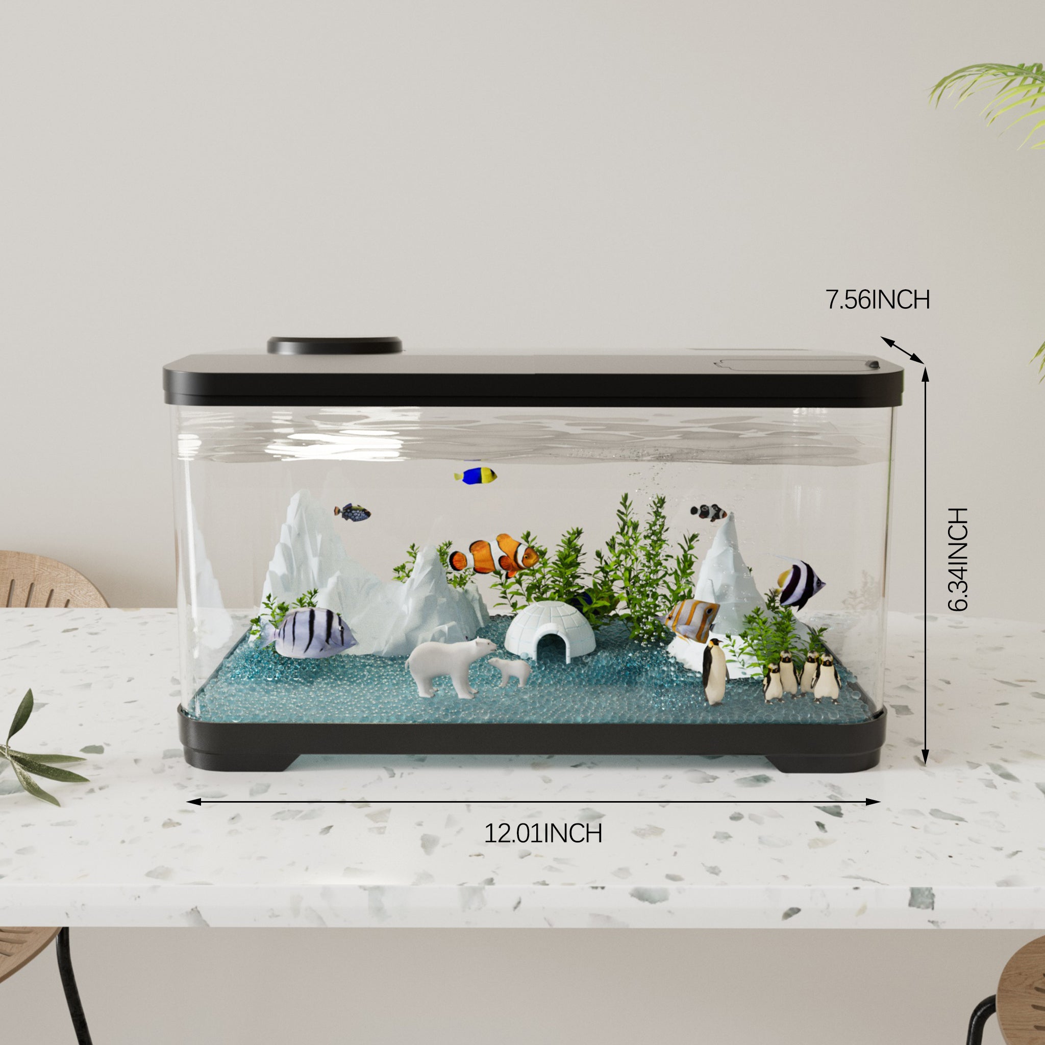 Classic Aquarium with decor