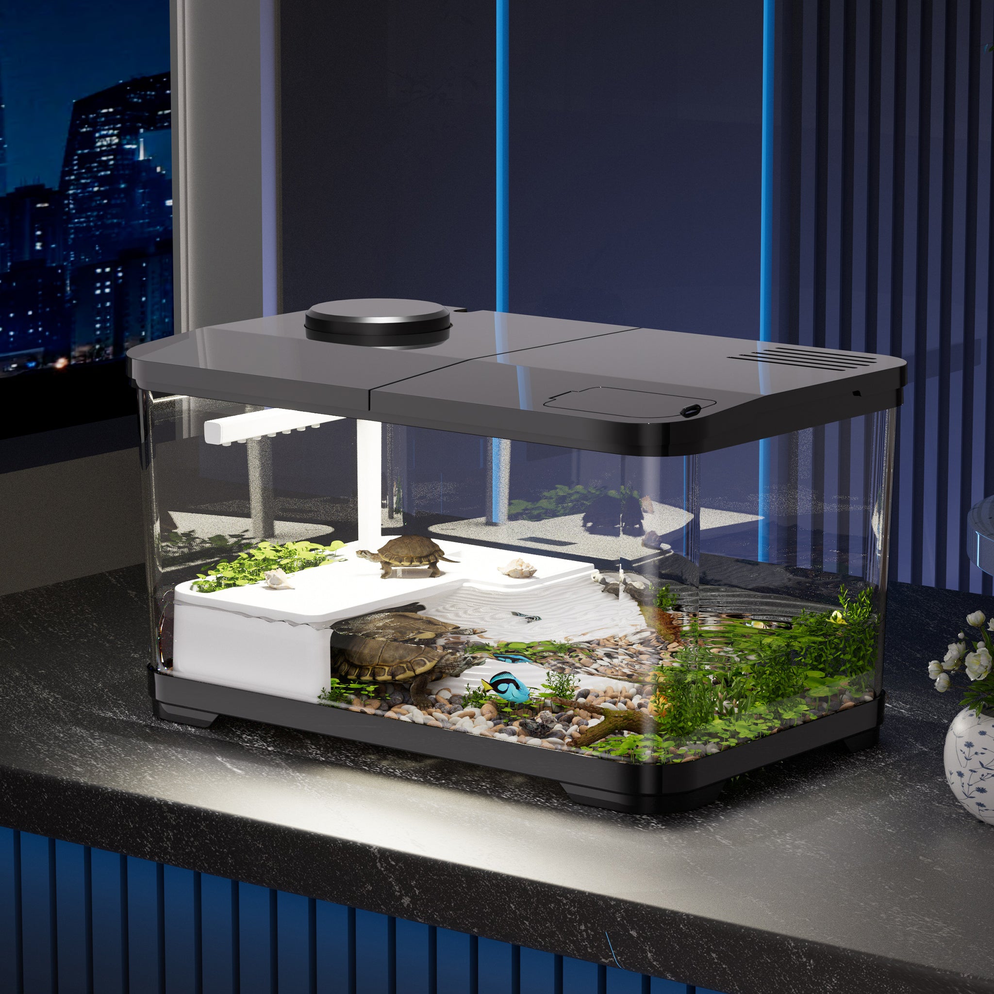 FilterNest Elevate Turtle Tank