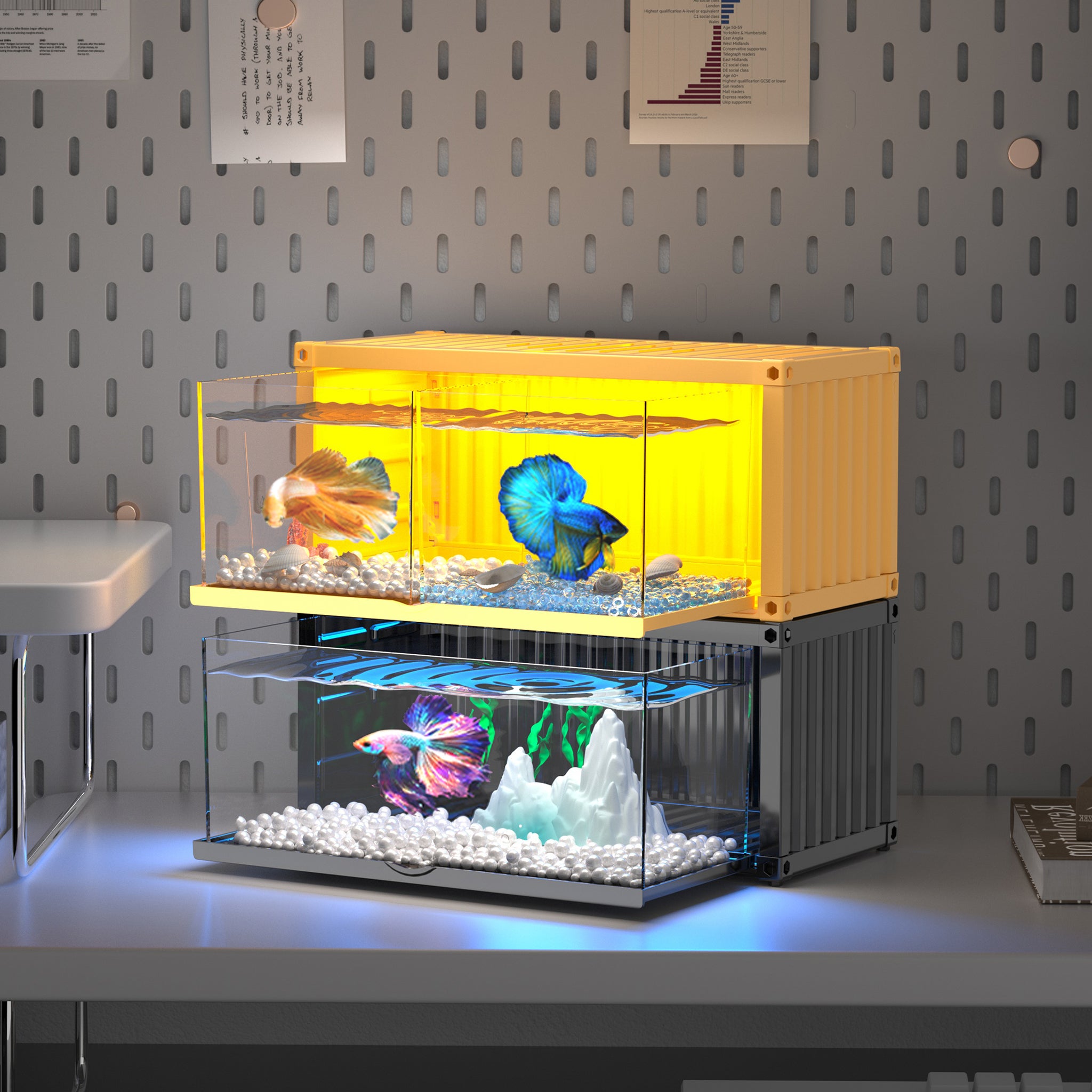 Vivid Pop Betta Tank