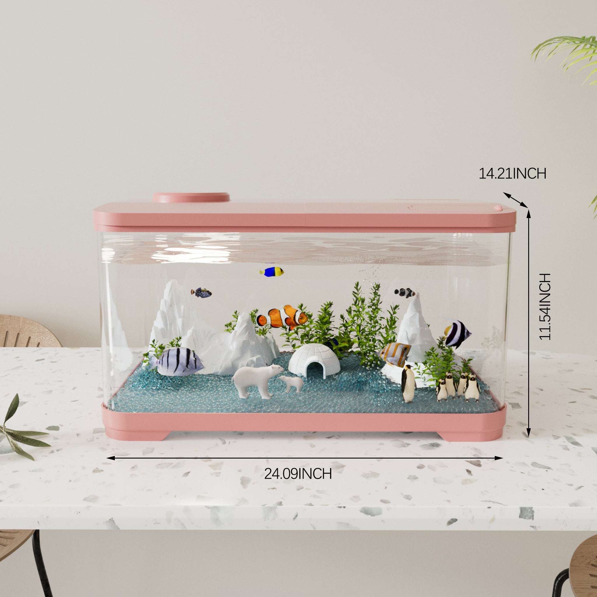 Classic Aquarium with decor