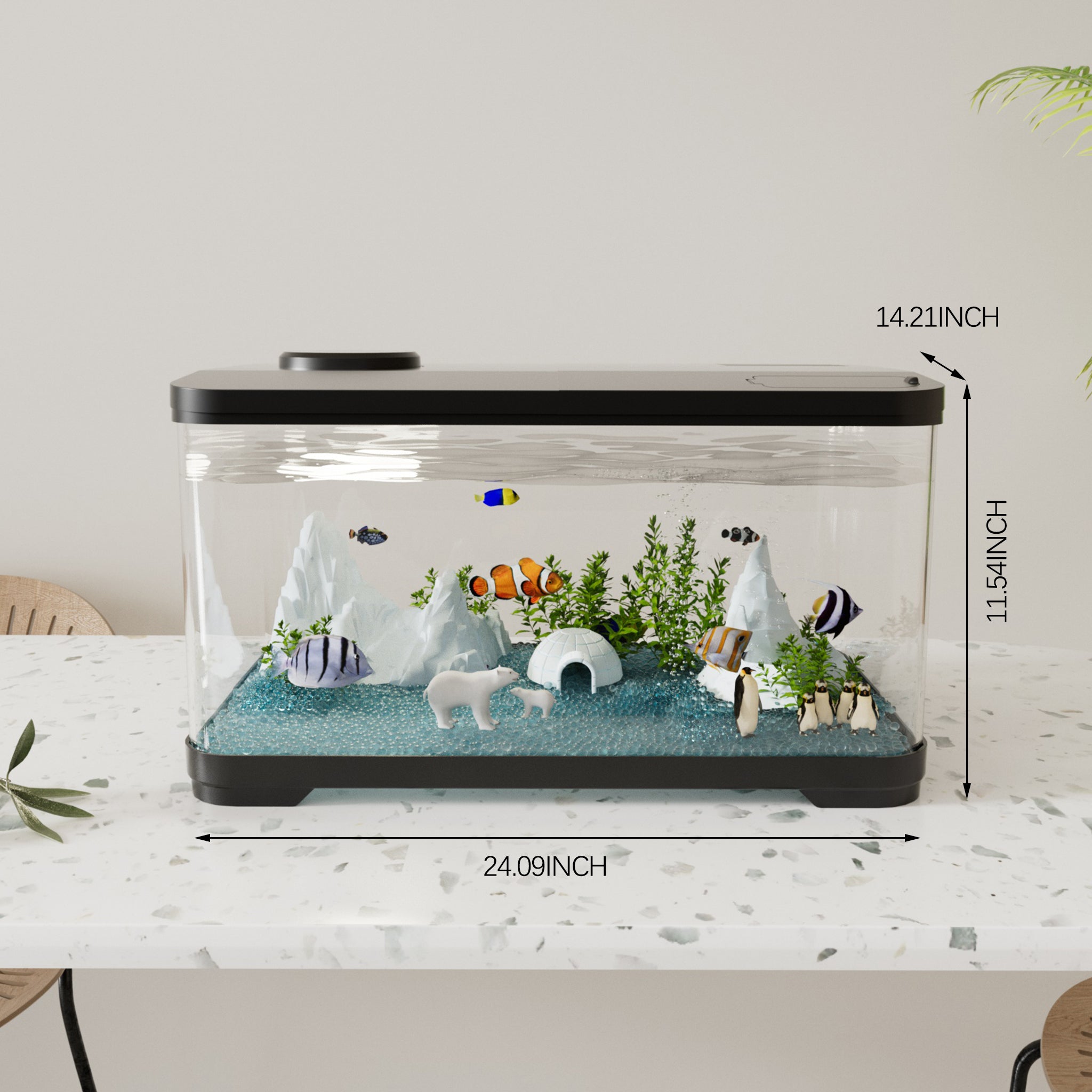 Classic Aquarium with decor