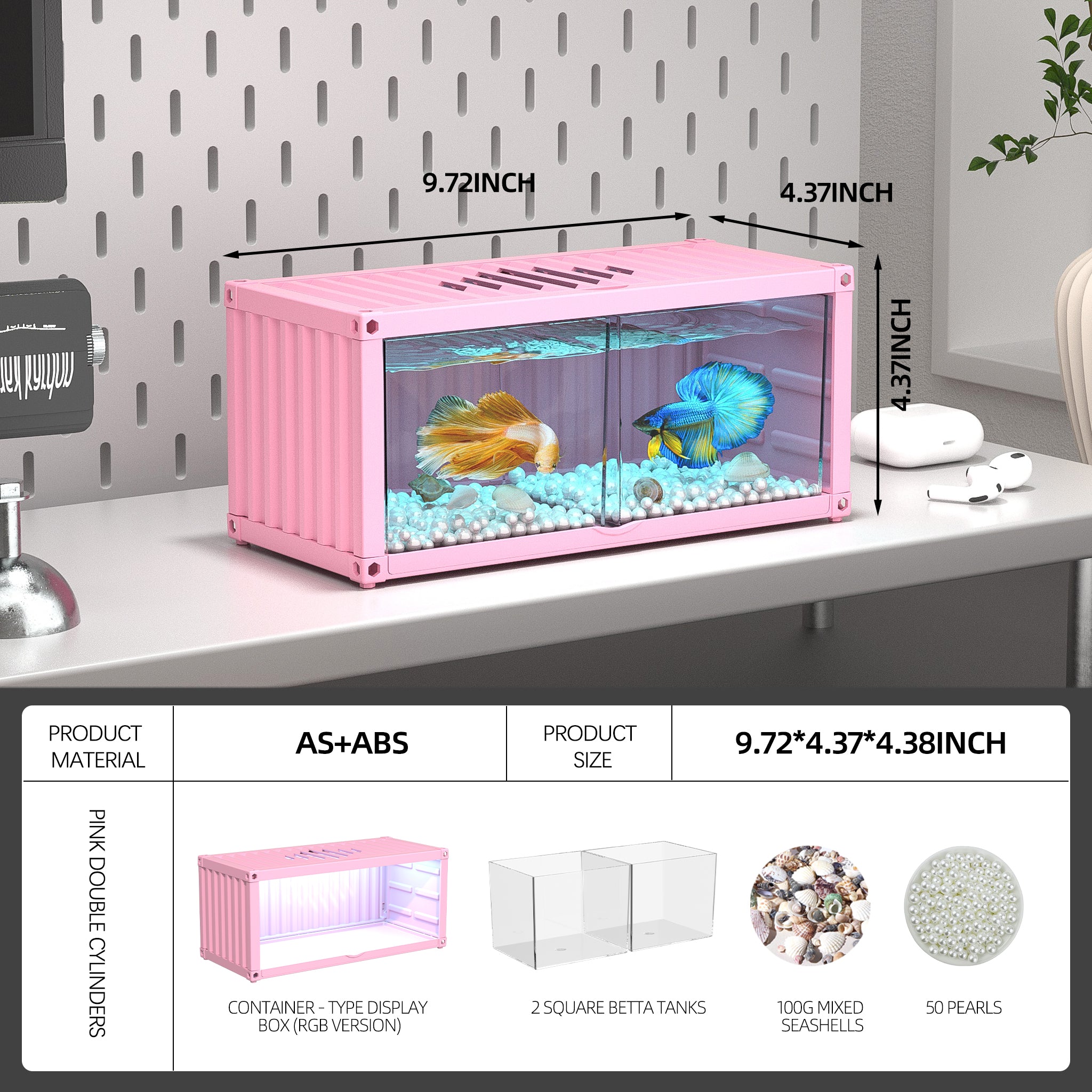 Vivid Pop Betta Tank