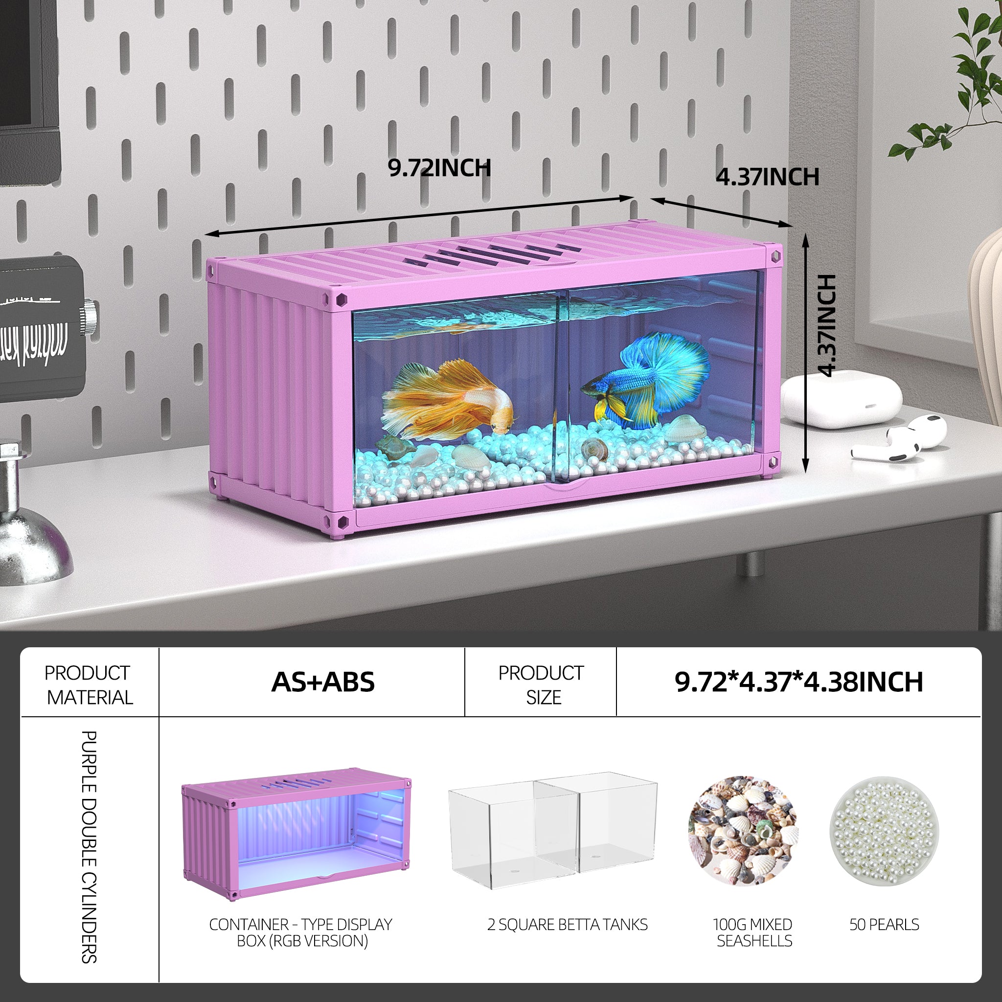 Vivid Pop Betta Tank