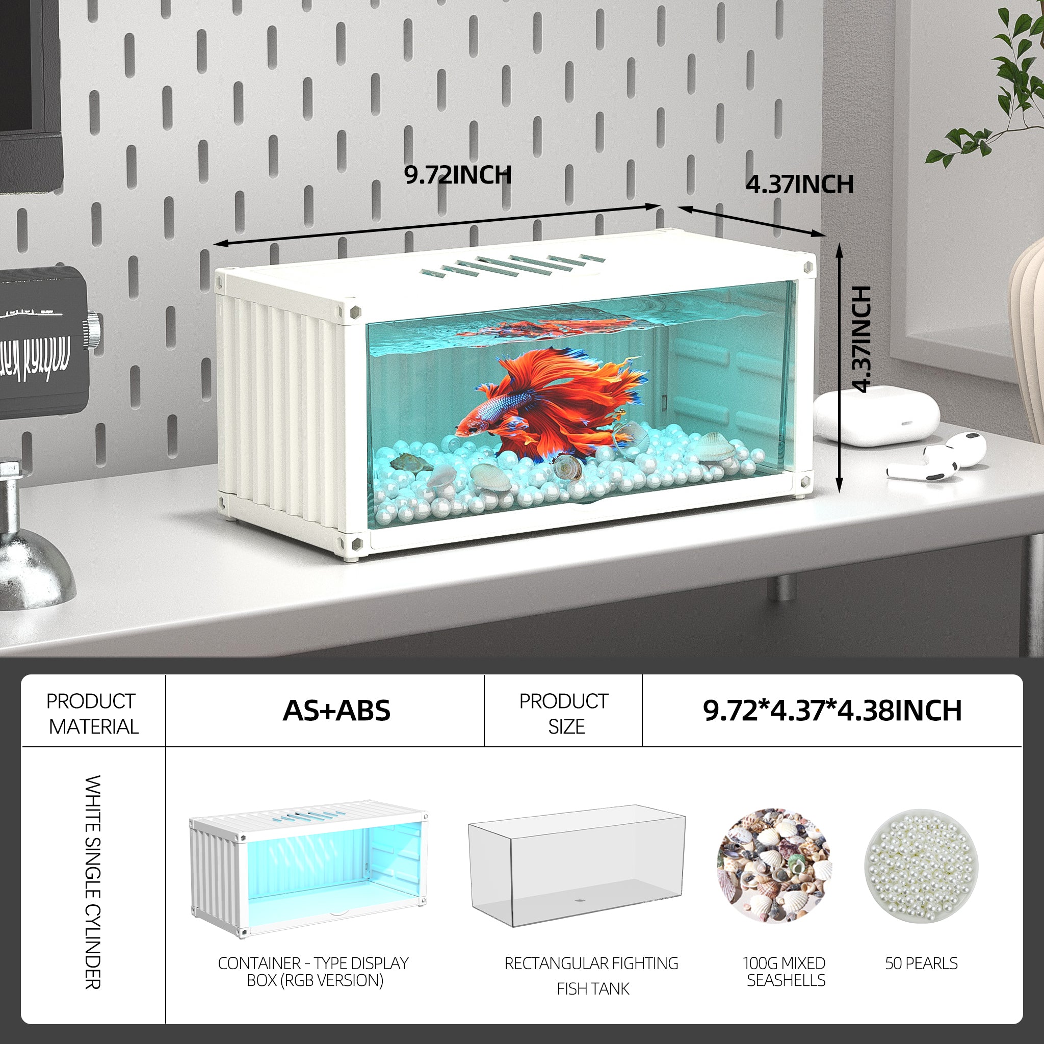 Vivid Pop Betta Tank