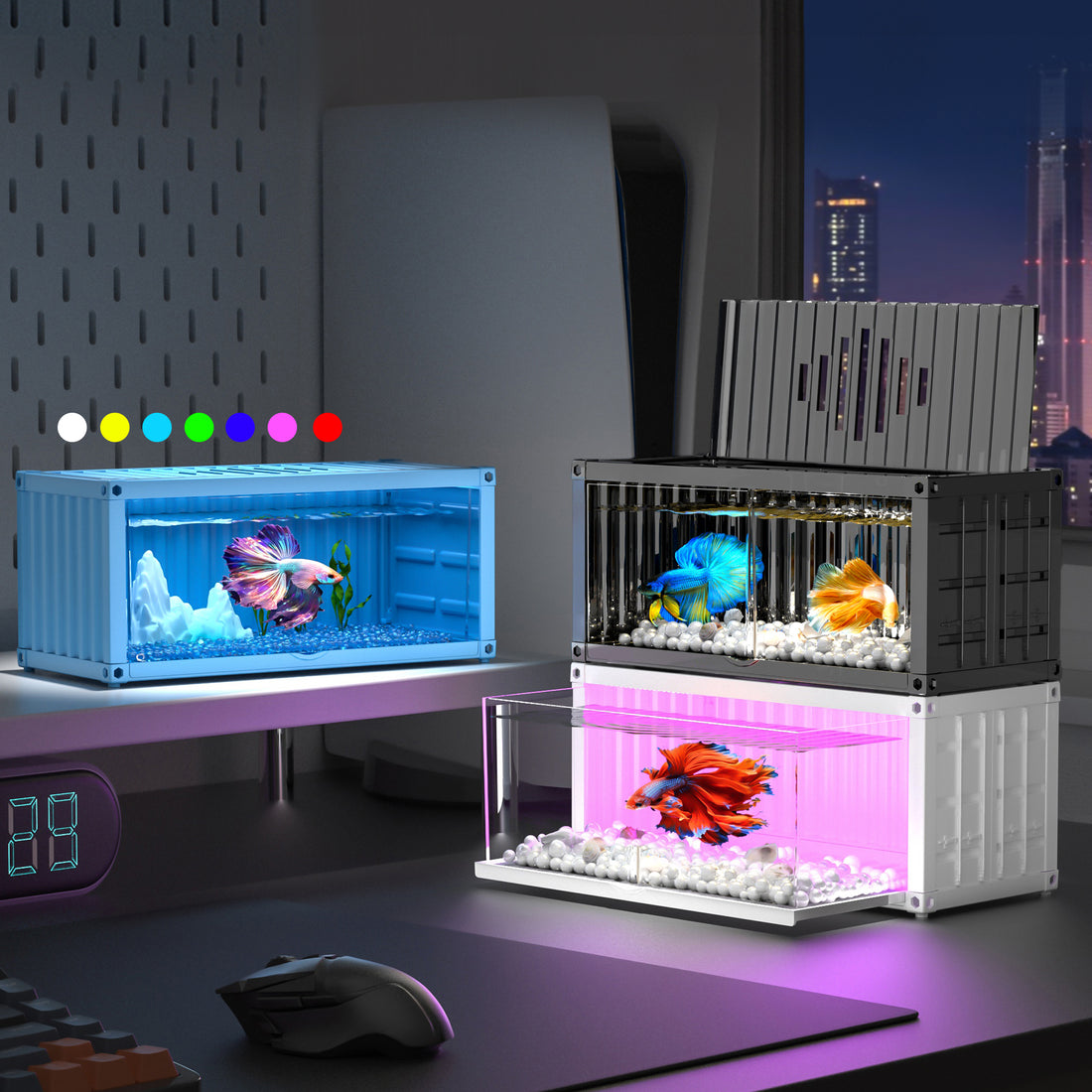 Vivid Pop Betta Tank