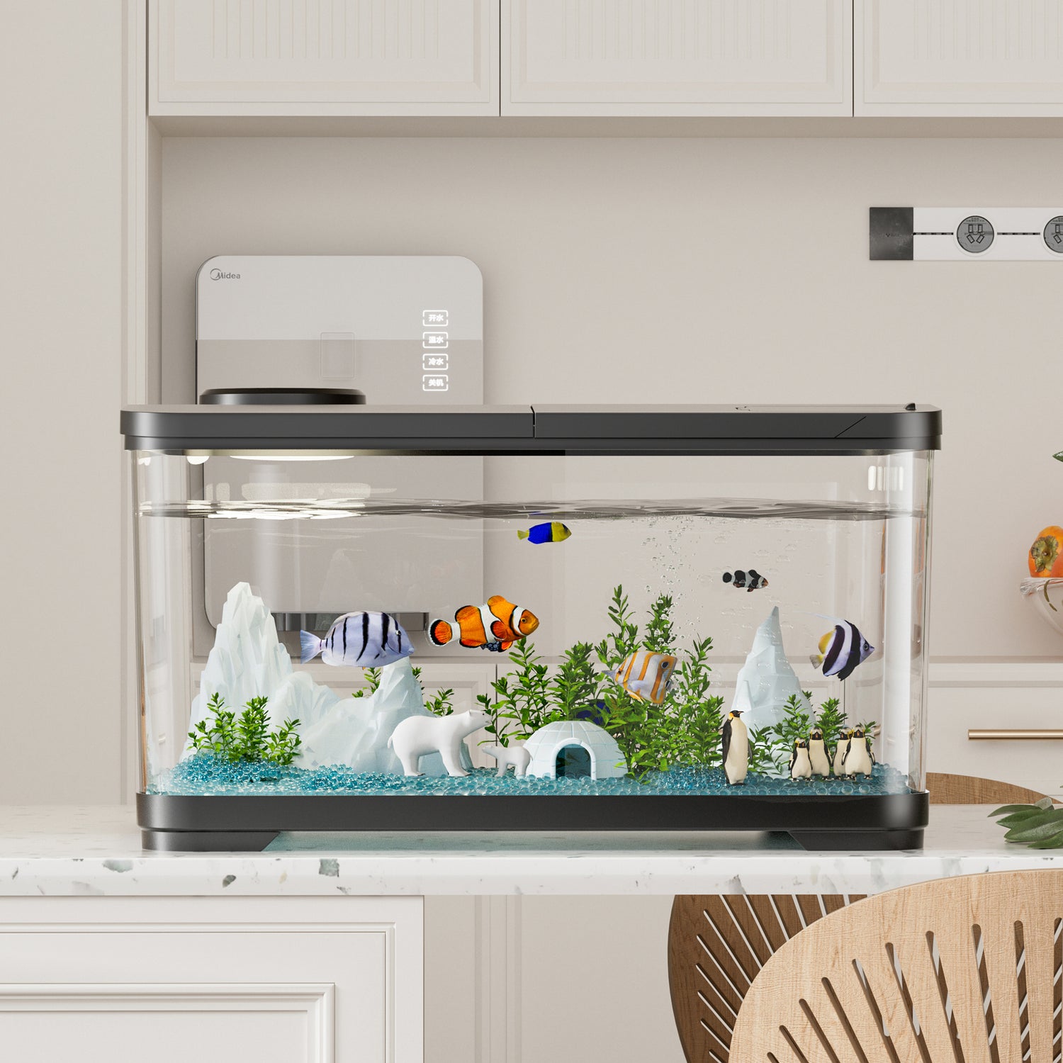 Classic Aquarium with decor