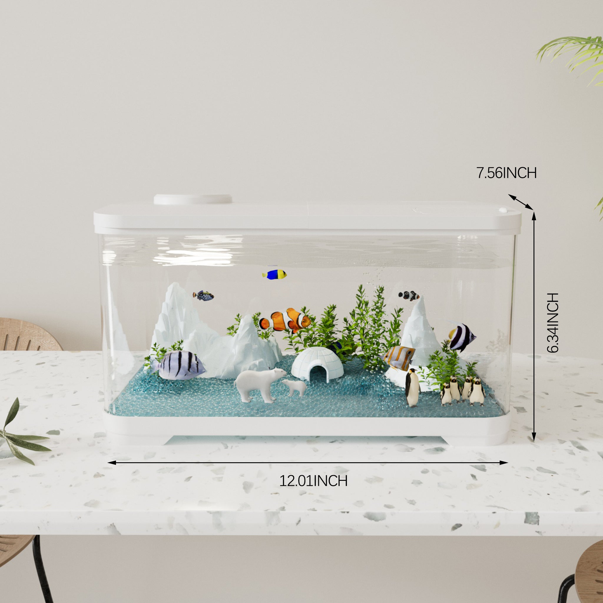 Classic Aquarium with decor