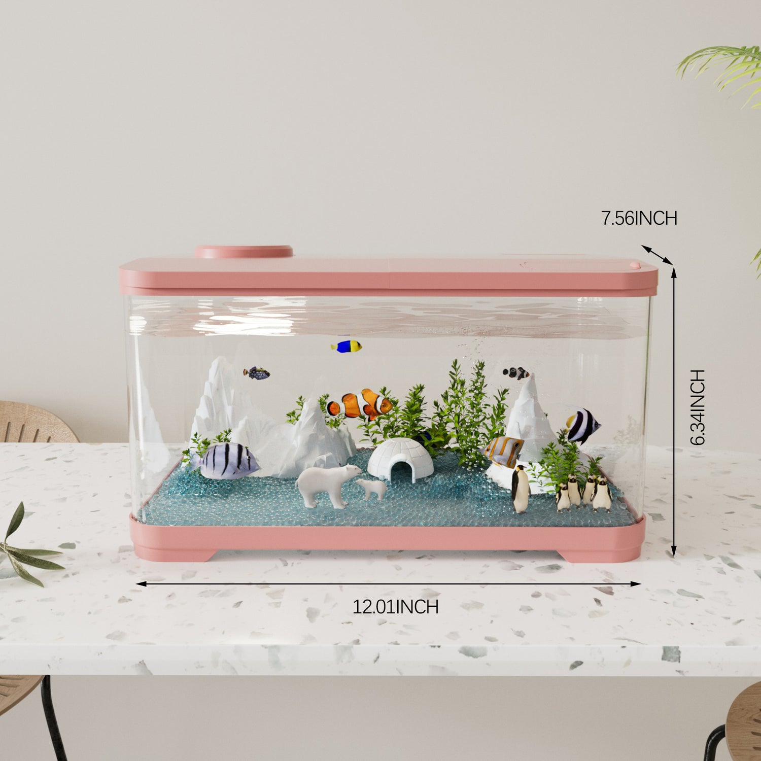 Classic Aquarium with decor