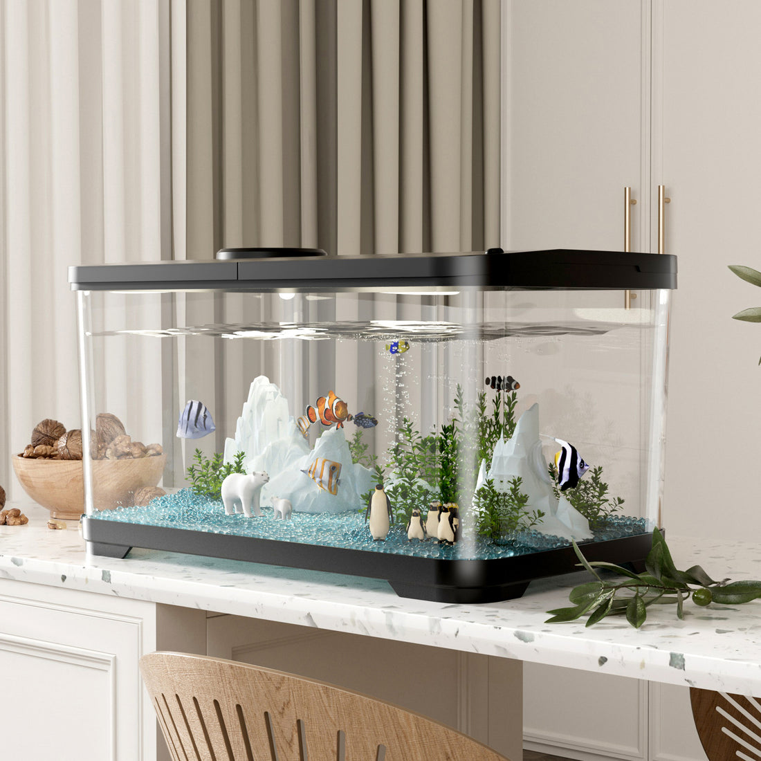 Classic Aquarium with decor