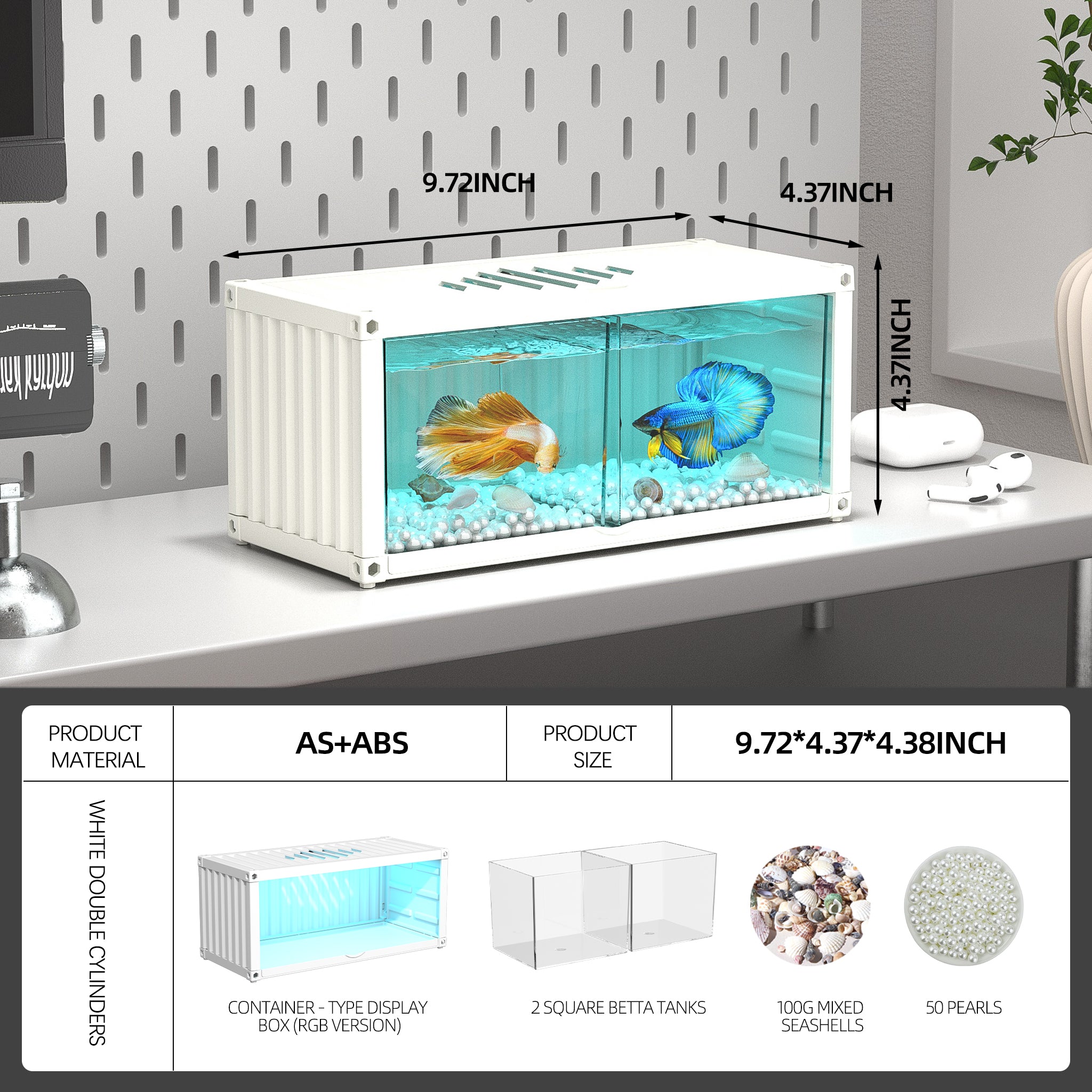 Vivid Pop Betta Tank