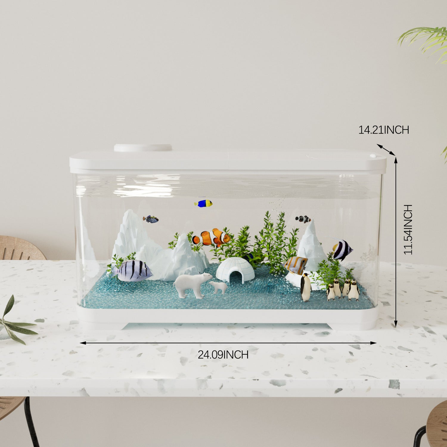 Classic Aquarium with decor