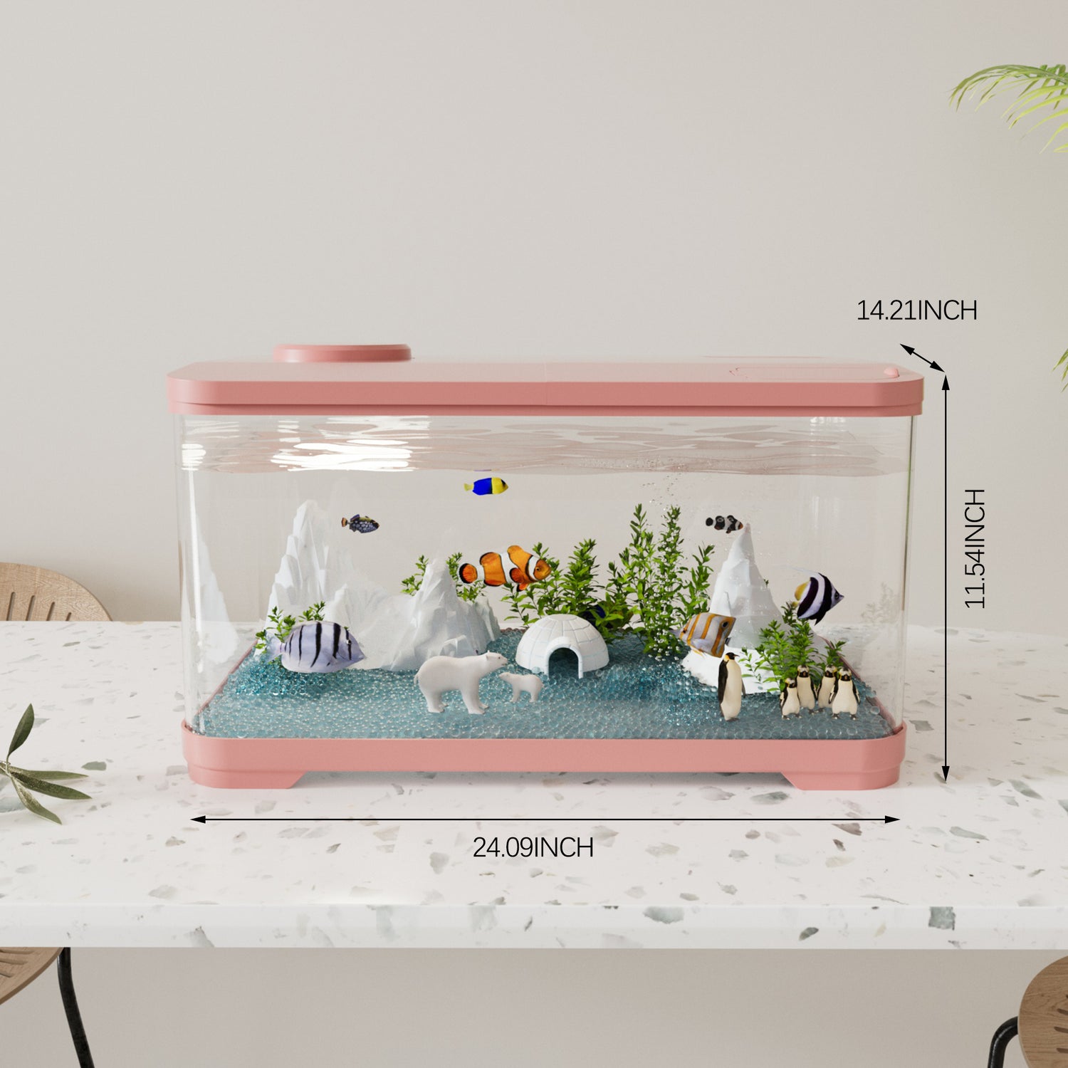 Classic Aquarium with decor
