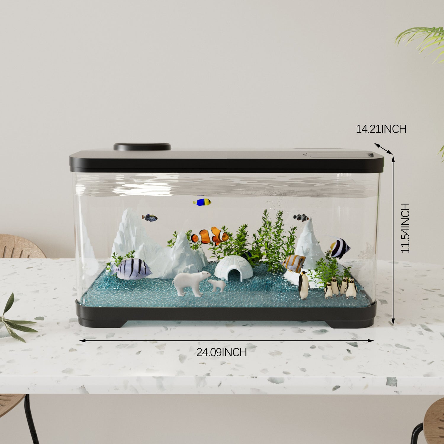 Classic Aquarium with decor