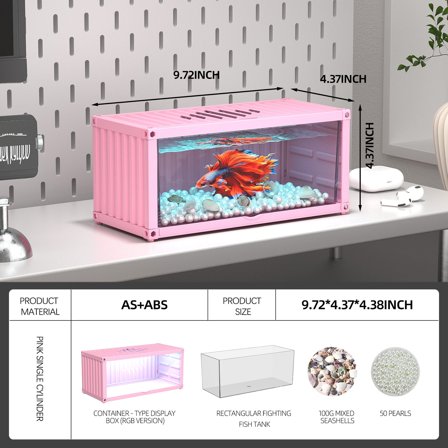 Vivid Pop Betta Tank