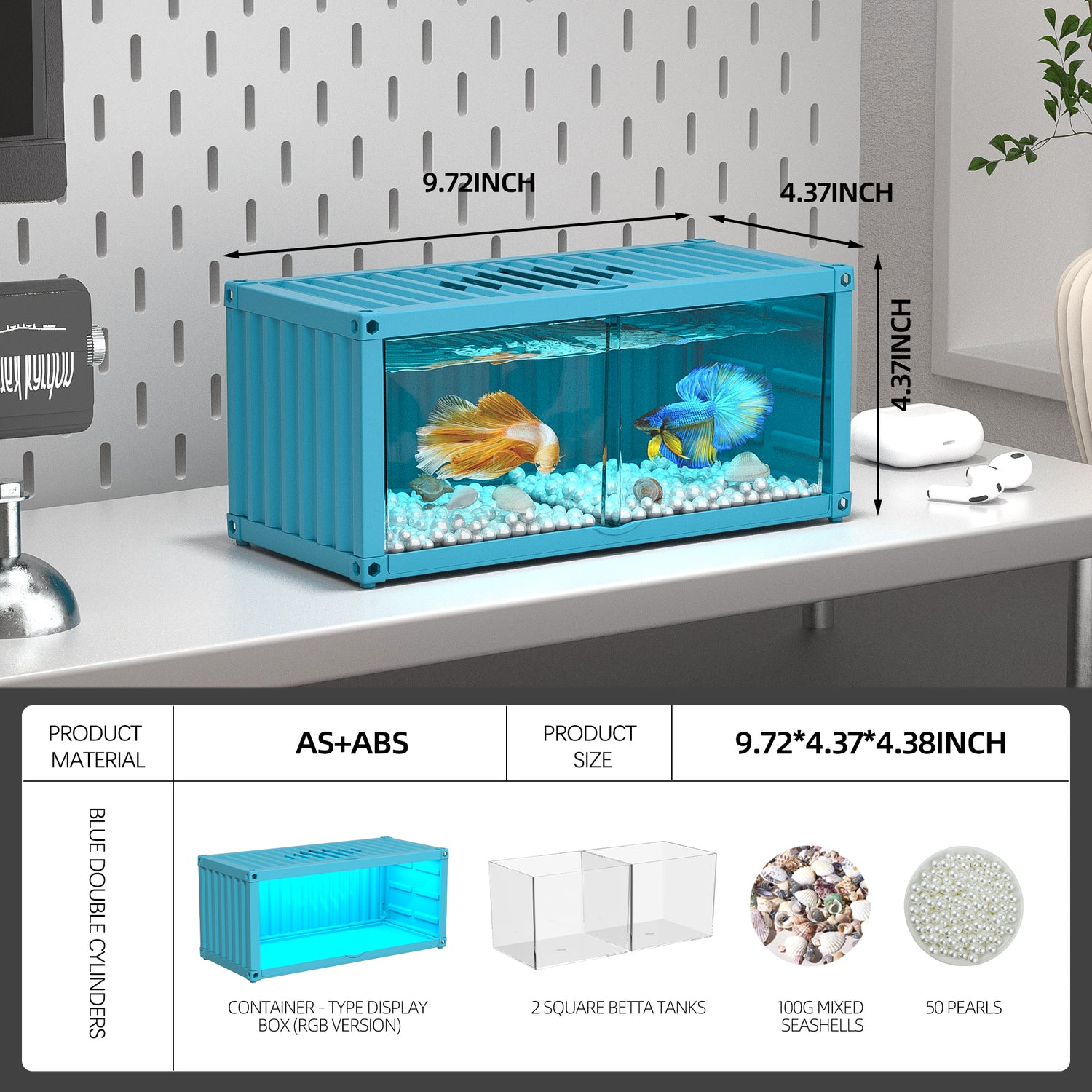 Vivid Pop Betta Tank