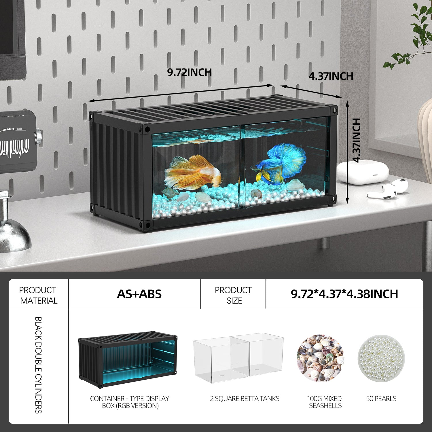 Vivid Pop Betta Tank