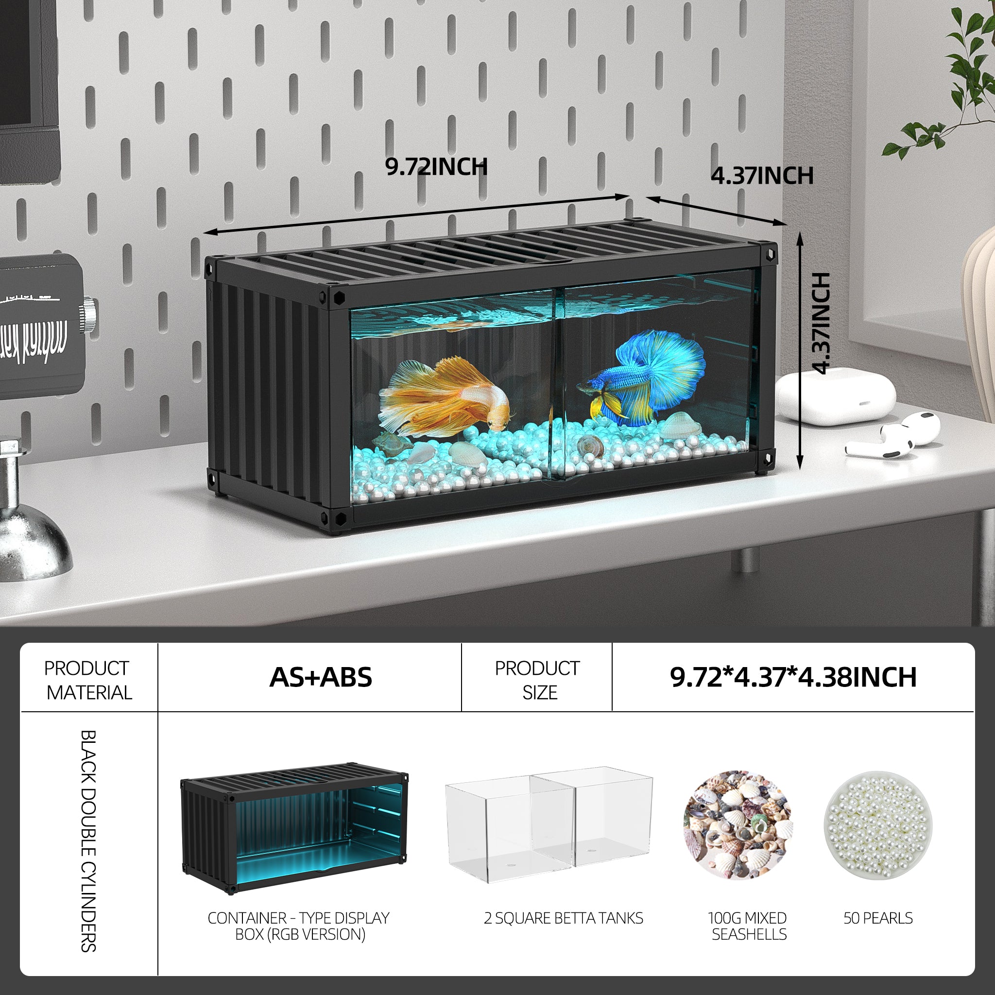 Vivid Pop Betta Tank