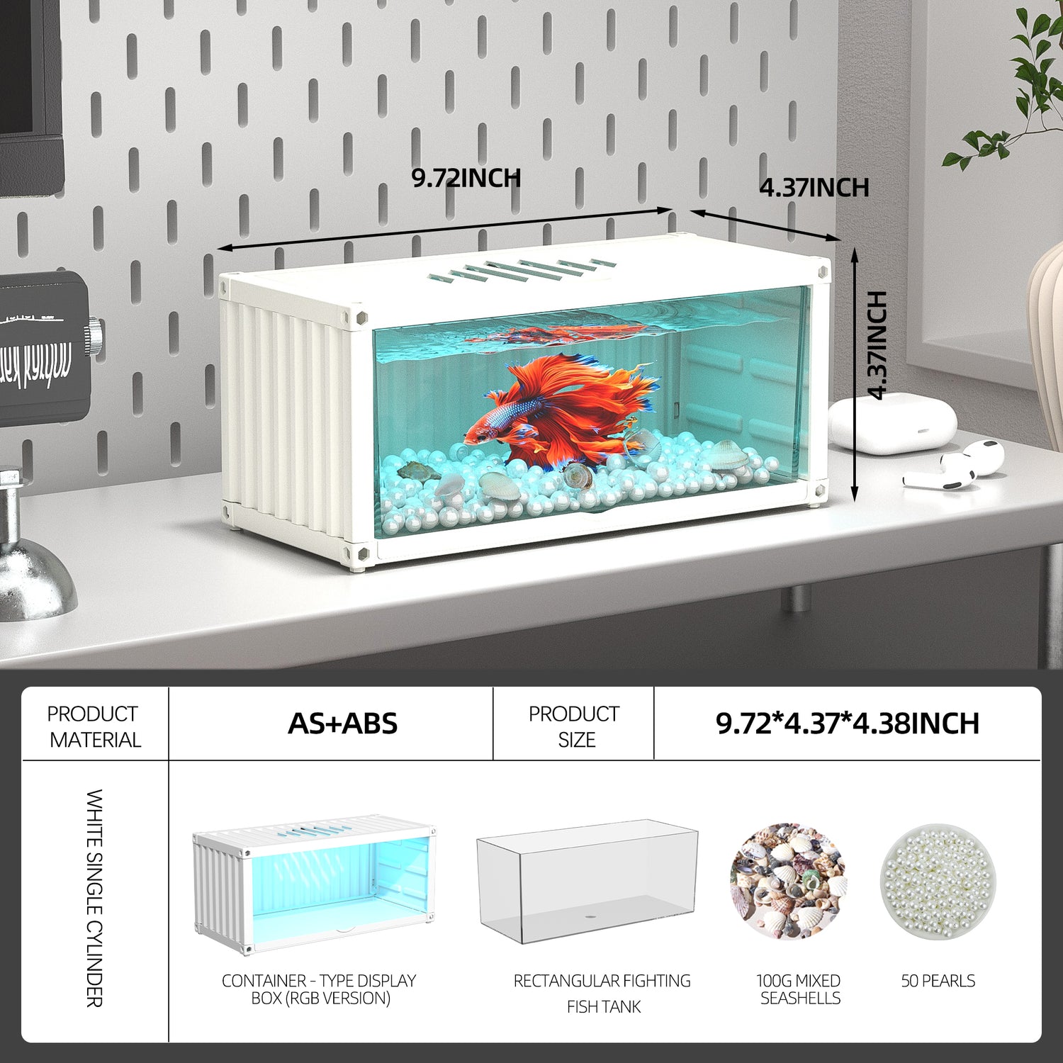 Vivid Pop Betta Tank
